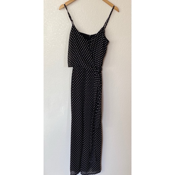 Michael Kors Simple Polka Dot Tiewrap Jumpsuit - Picture 2 of 5